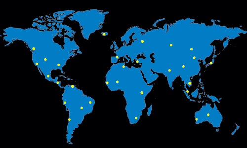 Map with meeting points